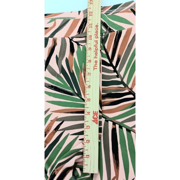 Denim & Co Beach Pants Women's Size M Palm Print Jersey Pull-On Pockets Preowned - Picture 10 of 12